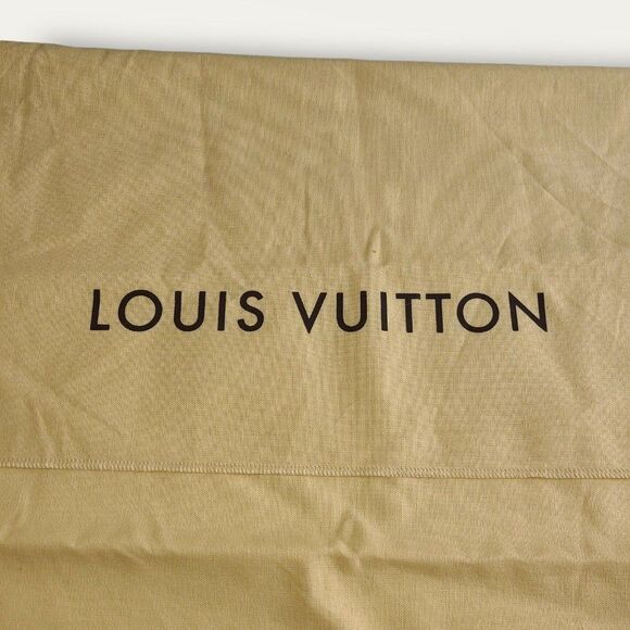 Authentic Louis Vuitton Tan Cotton Envelope Dust Bag - Picture 2 of 8